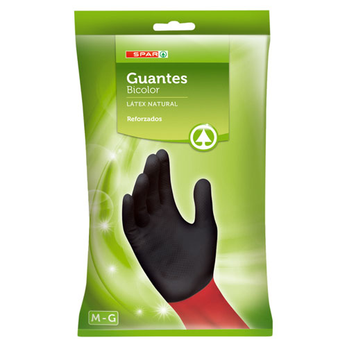 GUANTES BICOLOR SPAR TALLA  MEDIANA/GRANDE