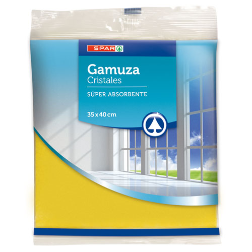 GAMUZA CRISTALES SPAR 35X40 CM.