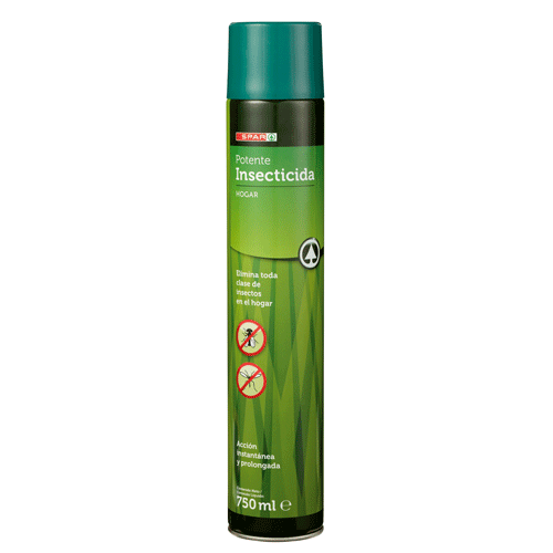 INSECTICIDA HOGAR Y PLANTAS SPAR, 750 ML.