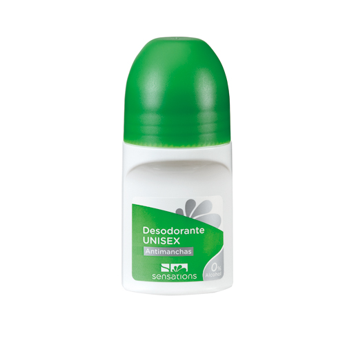 DESODORANTE ROLL-ON  UNISEX SENSATIONS, 75 ML.