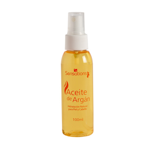 SPRAY CAPILAR ORO LÍQUIDO CON ACEITE DE ARGÁN SENSATIONS, 100 ML.