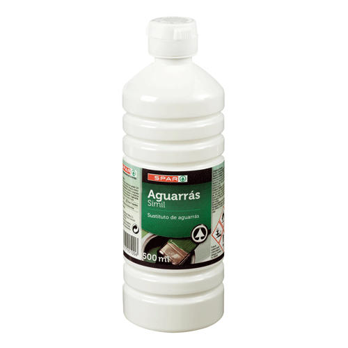 AGUARRAS SIMIL SPAR 500 ML.