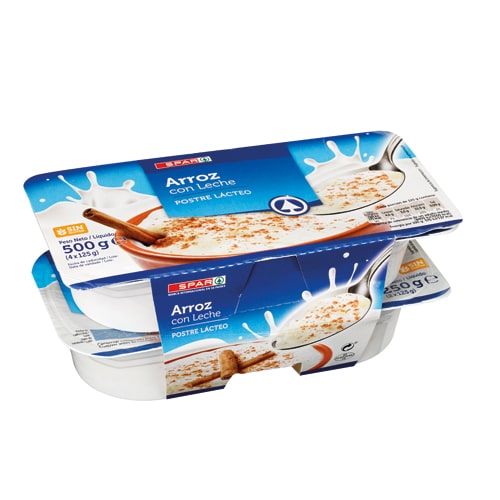 ARROZ CON LECHE SPAR 125 GRS PACK-4