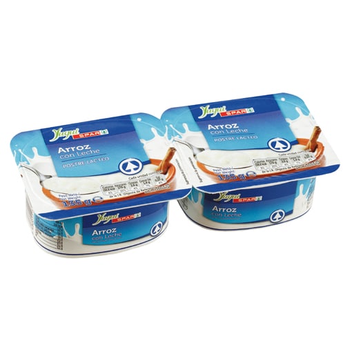 ARROZ CON LECHE YUGUI SPAR 135 GRS PACK-2