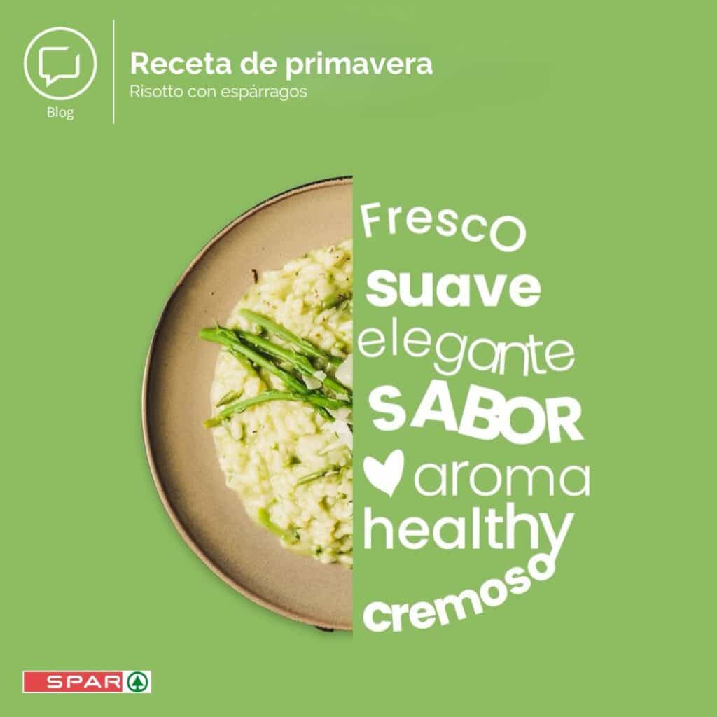 BLOG RECETA SPAR RISOTTO CON ESPÁRRAGOS MARZO