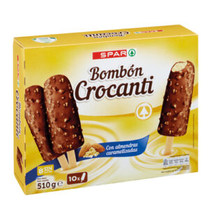 BOMBÓN HELADO CROCANTI SPAR 10 UND. 51 GRS.
