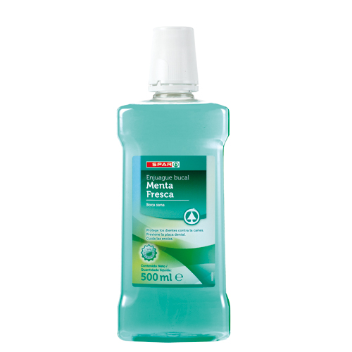 ENJUAGUE BUCAL MENTA FRESCA SPAR 500 ML.