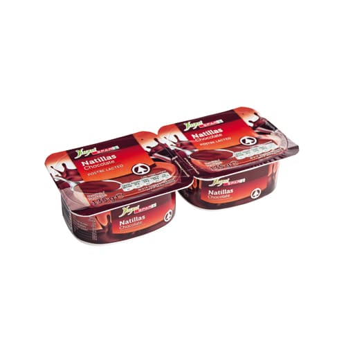 NATILLAS CHOCOLATE YUGUI SPAR 135 GRS PACK-2