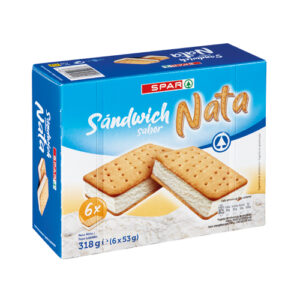 SÁNDWICH NATA SPAR 6 UND. 52,5 GRS.