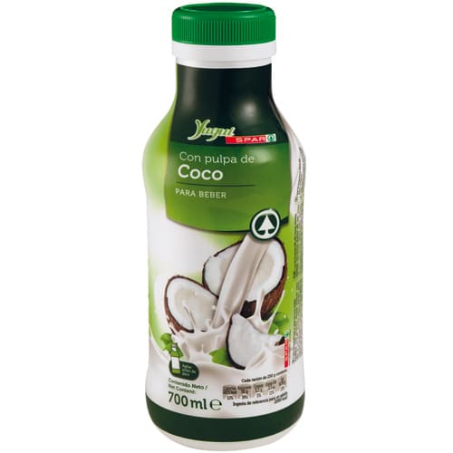 YOGUR BEBIBLE CON PULPA DE COCO YUGUI SPAR BOTELLA 750 GRS