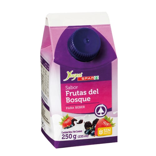 YOGUR BEBIBLE FRUTAS DEL BOSQUE YUGUI SPAR BRICK 250 GRS