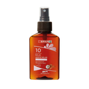 ACEITE SOLAR COCO-ZANAHORIA SPAR SENSATIONS FP10 100 ML.