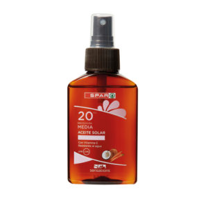 ACEITE SOLAR COCO-ZANAHORIA SPAR SENSATIONS FP20 100 ML.
