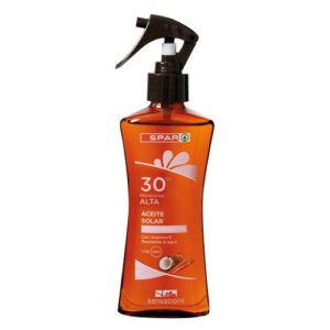 ACEITE SOLAR COCO-ZANAHORIA SPAR SENSATIONS FP30 200 ML.