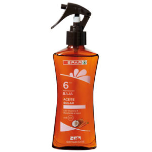 ACEITE SOLAR COCO-ZANAHORIA SPAR SENSATIONS FP6 200 ML.