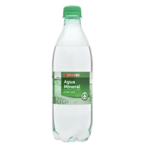 AGUA MINERAL CON GAS SPAR 0,5 L.