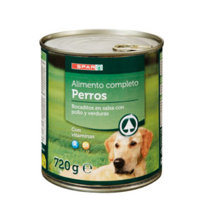 ALIMENTO PERROS BOCADITOS EN SALSA CON POLLO Y VERDURAS 720 GRS.