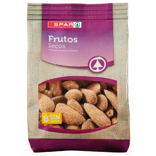ALMENDRAS AMERICANAS TOSTADAS SAL SPAR 125 GRS.