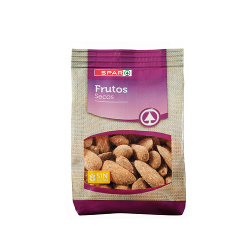 ALMENDRA LARGUETA TOSTADA SAL SPAR 125 GRS.