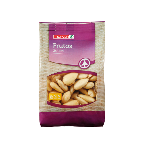 ALMENDRA REPELADA CRUDA SPAR 125 GRS.
