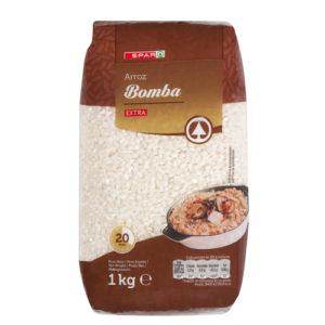 ARROZ BOMBA EXTRA SPAR 1 KG.