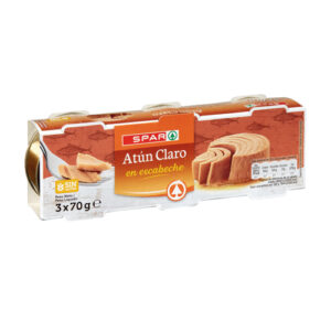 ATÚN CLARO EN ESCABECHE SPAR RO-85 PACK-3 P.N.
