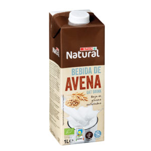 BEBIDA DE AVENA BIO SPAR NATURAL 1 L.