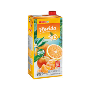 BEBIDA FLORIDA SPAR 20% ZUMO BRIK 2 L.