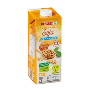 BEBIDA DE SOJA CON CALCIO SPAR 1 L.
