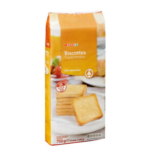 BISCOTTES SPAR 100 REBANADAS 750 GRS.
