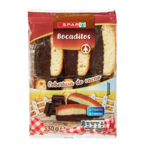 BOCADITOS DE CACAO SPAR 12 UND. 330 GRS.