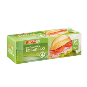 BOLSAS PARA BOCADILLO SPAR ESTUCHE 30 BOLSAS