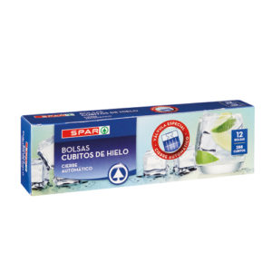 BOLSAS CUBITOS DE HIELO SPAR 12 UND.