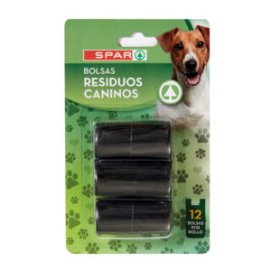 BOLSA RESIDUOS CANINOS SPAR 36 UND.
