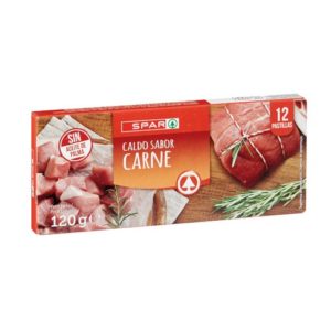 CALDO DE CARNE SPAR 12 PASTILLAS