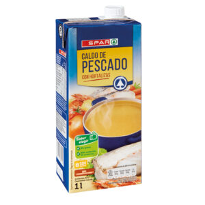 CALDO DE PESCADO CON HORTALIZAS SPAR BRIK 1 L.