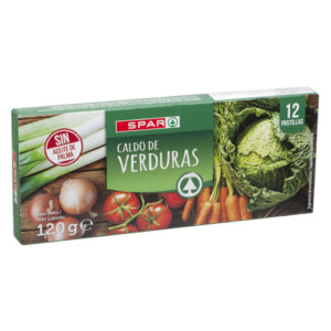 CALDO DE VERDURAS SPAR 12 PASTILLAS