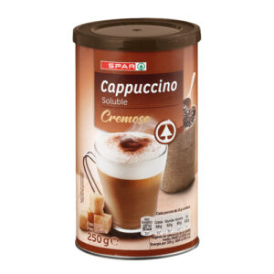 CAPPUCCINO SOLUBLE CREMOSO SPAR BOTE 250 GRS.