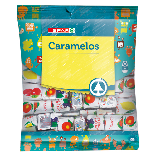 CARAMELOS FRUIT CARAMEL SPAR 150 GRS.