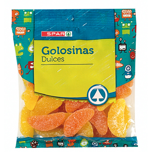 GOLOSINAS GAJOS DE AZÚCAR SPAR 200 GRS.