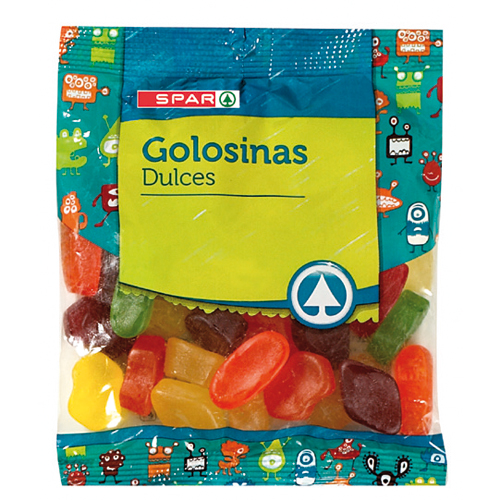 GOLOSINAS GOMA DURA "WINE" "GUM" SPAR 200 GRS.