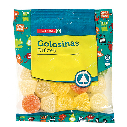 GOLOSINAS GOMA SURTIDA GRANDE SPAR 200 GRS.