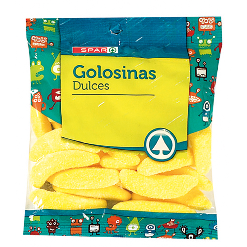 GOLOSINAS PLÁTANO BATIDO SPAR 200 GRS.