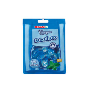 CARAMELOS EUCALIPTO MENTOL SIN AZÚCAR SPAR 90 GRS.