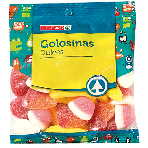 GOLOSINAS SURTIDO AZÚCAR SPAR 200 GRS.