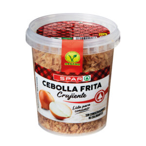 CEBOLLA FRITA CRUJIENTE SPAR TARRINA 150 GRS.