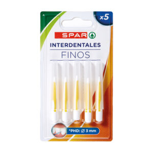 CEPILLOS INTERDENTALES FINOS SPAR 5 UND.