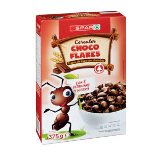 CEREALES CHOCO FLAKES SPAR 375 GRS.