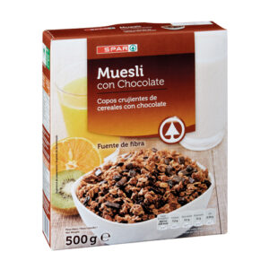 MUESLI CON CHOCOLATE SPAR 500 GRS.