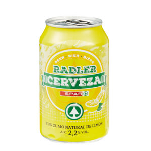 CERVEZA RADLER SPAR LATA 33 CL.